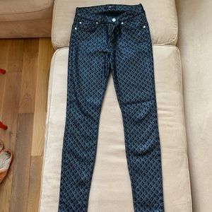 Seven for all mankind shiny glitter jeans 25